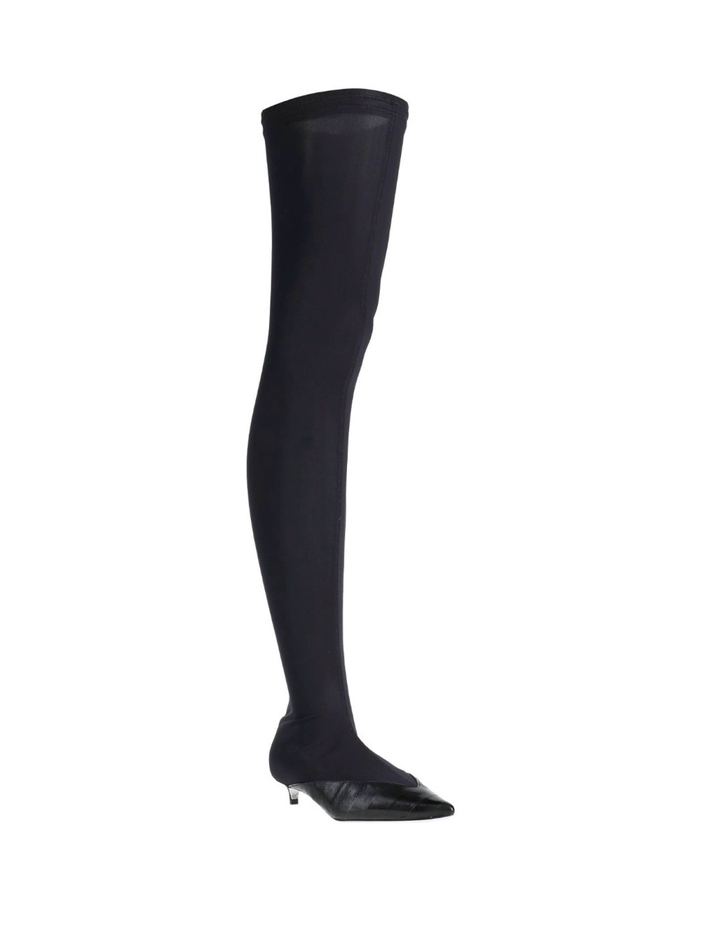 Givenchy Black Over-the-Knee Stretch Boots